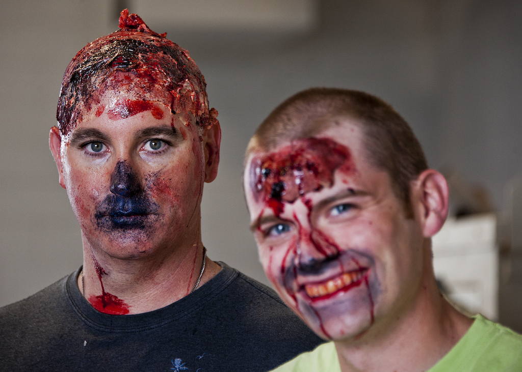 Artists in Gore: moulage team create bloody masterpieces